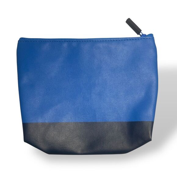 Jil Sander for LUFTHANSA Business Class Toiletry Cosmetic Make Up Pouch Bag Blue - Picture 3 of 6